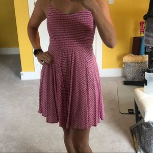 Pink old navy dress.